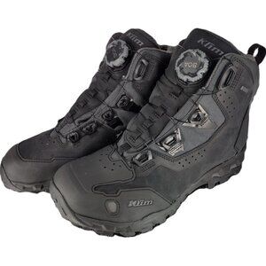 KLIM Ountlander GTX Boa Motorcycle Boots Stealth Black Size 10
